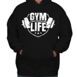Gym Life Hoodie - Black