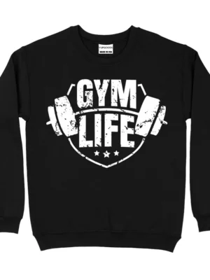 Gym Life Sweatshirt - Black