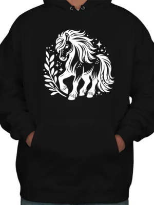 Horse Love Hoodie – Black 04