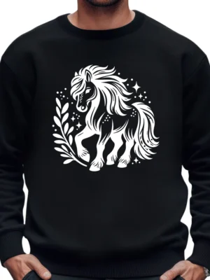 Horse Love Sweatshirt – Black 04