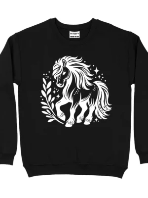 Horse Love Sweatshirt - Black