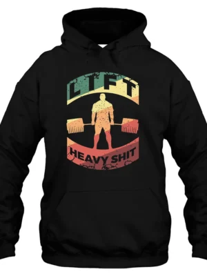Lift Heavy Shit Hoodie - Black