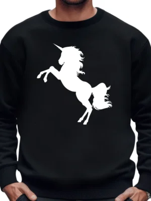 Mythical Unicorn Sweatshirt – Black 02