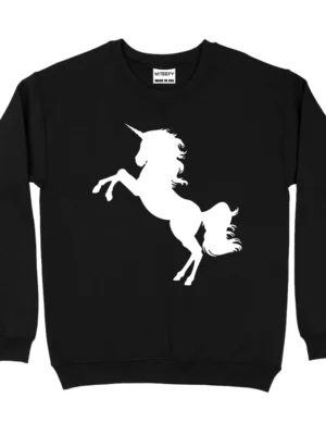 Mythical Unicorn Sweatshirt - Black