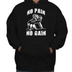 No Pain No Gain Hoodie - Black