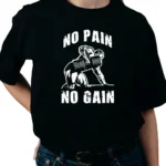 No Pain No Gain T-shirt - Black