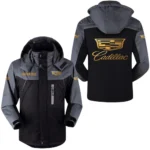 Cadillac Windbreaker Velvet-Lined Warm Durable Jackets Detachable Hood, Windproof Waterproof, Custom Name HAHA170125Y11WJVCADG