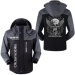 Oldsmobile Windbreaker Velvet-Lined Warm Durable Jackets Detachable Hooded Windproof Waterproof, Custom Name TN150225Y11WJVCT1OLD