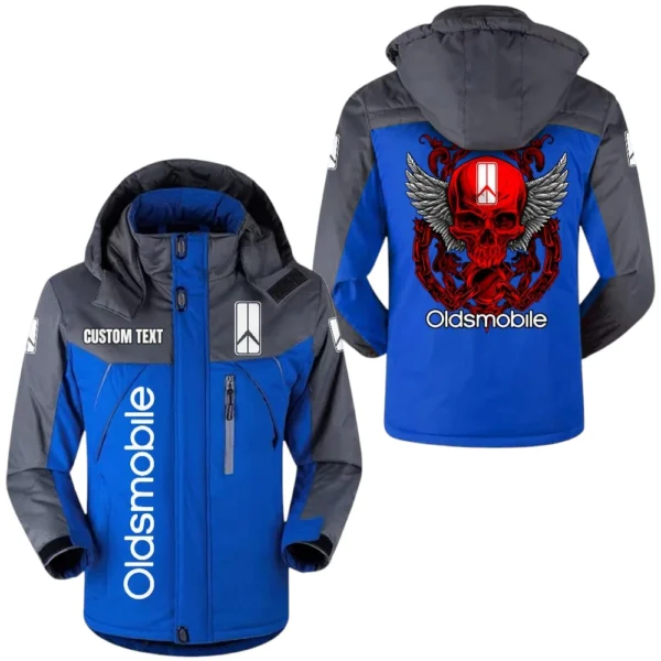 Oldsmobile Cutlass Windproof Waterproof Jacket Detachable Hood Velvet-Lined Warm Durable, Custom Name TN150225Y11WJVCT1OCS