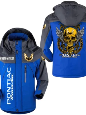 Pontiac Trans Am Windproof Waterproof Jacket Detachable Hood Velvet-Lined Warm Durable, Custom Name TN150225Y11WJVCT1PTA