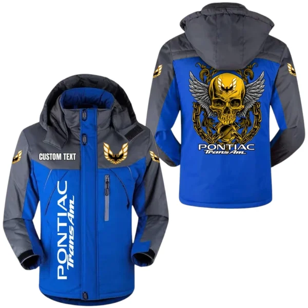 Pontiac Trans Am Windproof Waterproof Jacket Detachable Hood Velvet-Lined Warm Durable, Custom Name TN150225Y11WJVCT1PTA