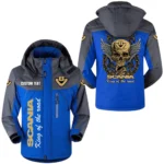 Scania V8 Windproof Waterproof Jacket Detachable Hood Velvet-Lined Warm Durable, Custom Name TN150225Y11WJVCT1SV8