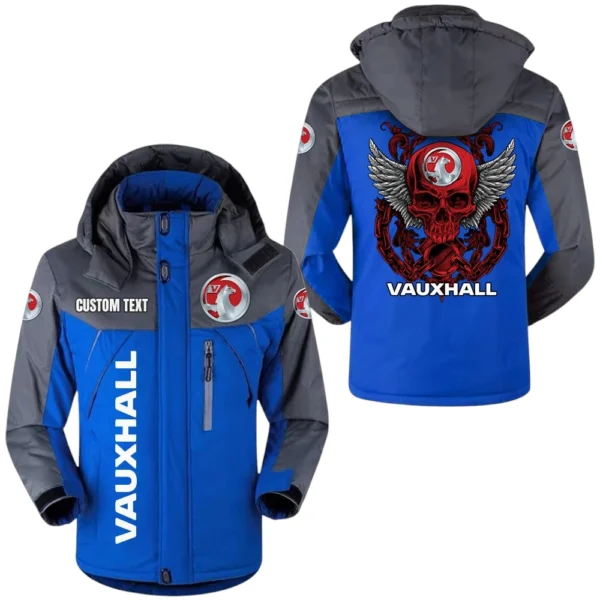 Vauxhall Astra Windproof Waterproof Jacket Detachable Hood Velvet-Lined Warm Durable, Custom Name TN150225Y11WJVCT1VLL