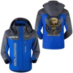Goldwing Jacket Exclusive Logo Windproof Waterproof Jacket Detachable Hood Velvet-Lined Warm Durable, Custom Name TN170225Y11WJVCT1GOL