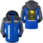 Hummer H2 Jacket Windproof Waterproof Jacket Detachable Hood Velvet-Lined Warm Durable, Custom Name TN170225Y11WJVCT1H2H