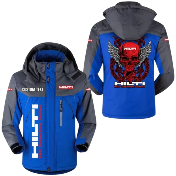 Hilti Jacket Exclusive Logo Windproof Waterproof Jacket Detachable Hood Velvet-Lined Warm Durable, Custom Name TN170225Y11WJVCT1HIL