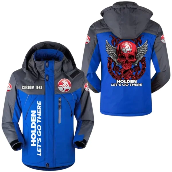 Holden Jacket Exclusive Logo Windproof Waterproof Jacket Detachable Hood Velvet-Lined Warm Durable, Custom Name TN170225Y11WJVCT1HOL