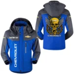 Chevrolet Jacket Exclusive Logo Windproof Waterproof Jacket Detachable Hood Velvet-Lined Warm Durable, Custom Name TN180225Y11WJVCT1CHE