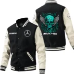 AMG Jacket Men’s Baseball Jacket With PU Leather Sleeve, Custom Name HG180225Y15BJPUCT2AMG