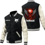 Bobcat Jacket Men’s Baseball Jacket With PU Leather Sleeve, Custom Name HG190225Y15BJPUCT2BOD