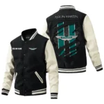 Aston Martin Jacket Men’s Baseball Jacket With PU Leather Sleeve, Custom Name HG190225Y15BJPUCT3ASM