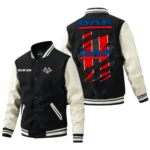 Daf Jacket Men’s Baseball Jacket With PU Leather Sleeve, Custom Name HG200225Y15BJPUCT3DAF
