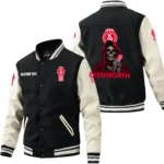 Kenworth Jacket Men’s Baseball Jacket With PU Leather Sleeve, Custom Name HG240225Y15BJPUCT4KEN