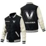 Valtra Jacket Men’s Baseball Jacket With PU Leather Sleeve, Custom Name HG270225Y15BJPUCT1VAL