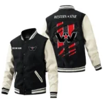Wester Star Jacket Men’s Baseball Jacket With PU Leather Sleeve, Custom Name HG280225Y15BJPUCT3WES
