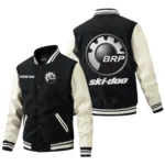 Ski Doo Jacket Men’s Baseball Jacket With PU Leather Sleeve, Custom Name TN220225Y15BJPUCT1DOO