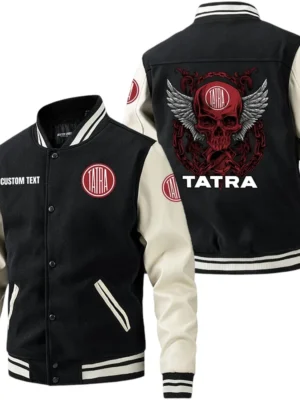 Tatra Jacket Men’s Baseball Jacket With PU Leather Sleeve, Custom Name TN250225Y15BJPUCT2TAT