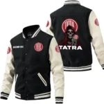 Tatra Jacket Men’s Baseball Jacket With PU Leather Sleeve, Custom Name TN250225Y15BJPUCT3TAT