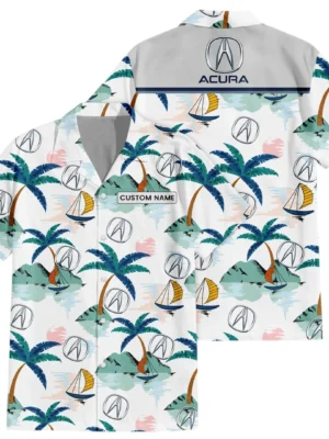 Acura Exclusive Logo Hawaiian Shirt All-over Print For Men Women Kids, Custom Name HIDI170225Y7HWLS2ACU