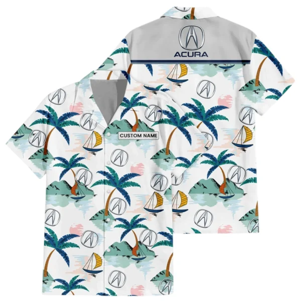 Acura Exclusive Logo Hawaiian Shirt All-over Print For Men Women Kids, Custom Name HIDI170225Y7HWLS2ACU