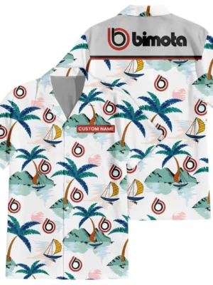 Bimota Exclusive Logo Hawaiian Shirt All-over Print For Men Women Kids, Custom Name HIDI170225Y7HWLS2BIT