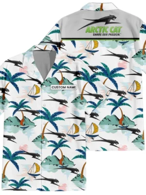 Arctic Cat Exclusive Logo Hawaiian Shirt All-over Print For Men Women Kids, Custom Name HIDI180225Y7HWLS2ARC