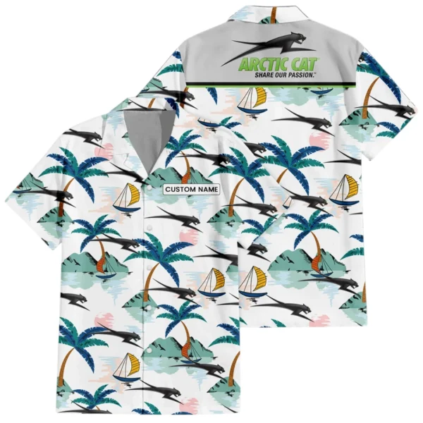 Arctic Cat Exclusive Logo Hawaiian Shirt All-over Print For Men Women Kids, Custom Name HIDI180225Y7HWLS2ARC