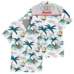 Audi Exclusive Logo Hawaiian Shirt All-over Print For Men Women Kids, Custom Name HIDI180225Y7HWLS2AUD