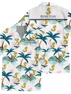 Beneteau Exclusive Logo Hawaiian Shirt All-over Print For Men Women Kids, Custom Name HIDI180225Y7HWLS2BEN