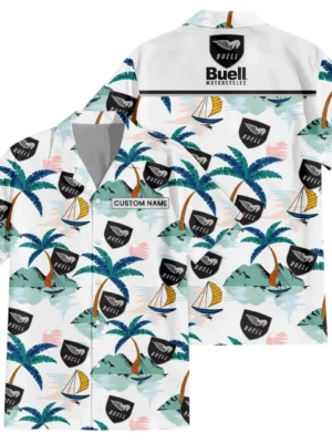 Buell Motorcycle Exclusive Logo Hawaiian Shirt All-over Print For Men Women Kids, Custom Name HIDI180225Y7HWLS2BUE
