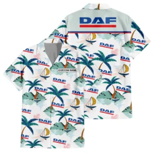 DAF Exclusive Logo Hawaiian Shirt All-over Print For Men Women Kids, Custom Name HIDI190225Y7HWLS2DAF
