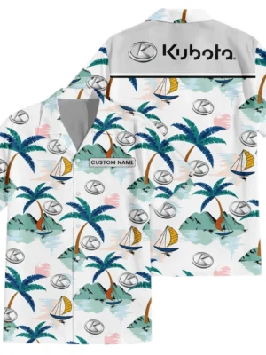 Kubota Exclusive Logo Hawaiian Shirt All-over Print For Men Women Kids, Custom Name HIDI200225Y7HWLS2KUB