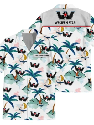 Western Star Exclusive Logo Hawaiian Shirt All-over Print For Men Women Kids, Custom Name HIDI210225Y7HWLS2WES