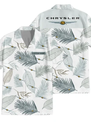 Chrysler Exclusive Logo Hawaiian Shirt Tropical Leaves Pattern All-over Print For Men Women Kids, Custom Name HIHI170125Y7HWLS1CHR