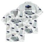 Datsun Exclusive Logo Hawaiian Shirt Tropical Leaves Pattern All-over Print  For Men Women Kids, Custom Name HIHI170125Y7HWLS1DAT