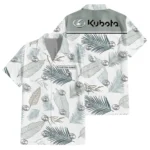 Kubota Exclusive Logo Hawaiian Shirt Tropical Leaves Pattern All-over Print For Men Women Kids, Custom Name HIHI180225Y7HWLS1KUB