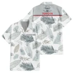Toyota Exclusive Logo Hawaiian Shirt Tropical Leaves Pattern All-over Print For Men Women Kids, Custom Name HIHI190225Y7HWLS1TOY