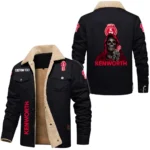Kenworth Exclusive Logo Fleece-lined Thick Jacket, Fur Lapel Collar Warm Custom Name TN170325Y10FLJCT2KEN