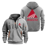 AGCO Half Zip Hoodie, Sport Hooded Multi-Pocket, Custom Name HG110325Y25QZ2HCT1AGC