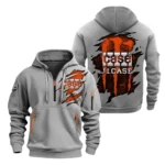 J.ICASE Half Zip Hoodie, Sport Hooded Multi-Pocket HG110325Y25QZ2HCT1CAS